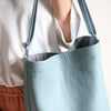 alexbender- Bucket Bag echt Leder Taubenblau in Berlin kaufen