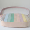 alexbender- Schultertasche Zip M echt Leder Bunt Pastell in Berlin kaufen