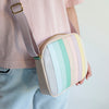 alexbender- Schultertasche Zip M echt Leder Bunt Pastell in Berlin kaufen