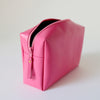 alexbender- Kosmetiktasche echt Leder Flashy Pink in Berlin kaufen